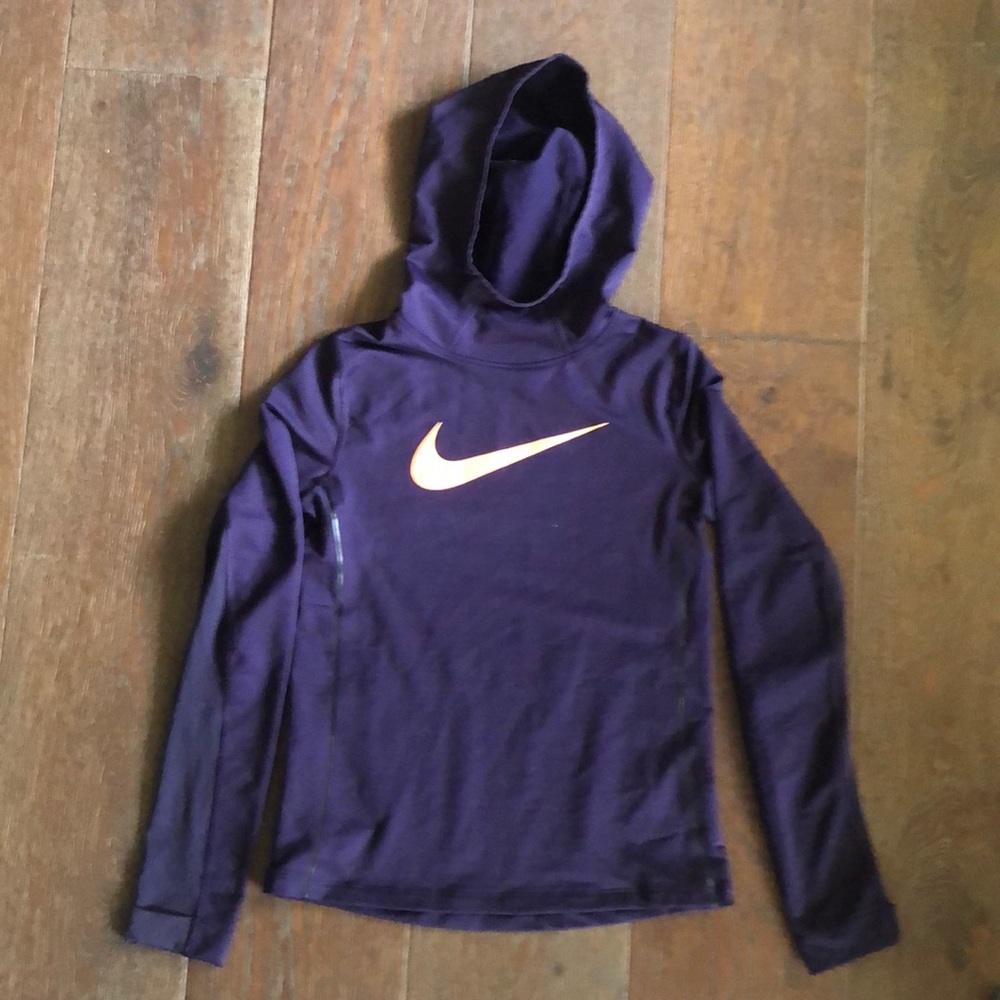 kids nike pro right hoodie